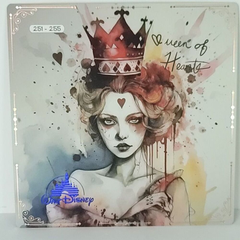 Queen Of Hearts Disney 100th Limited Edition Art Card Print Big One 251/255